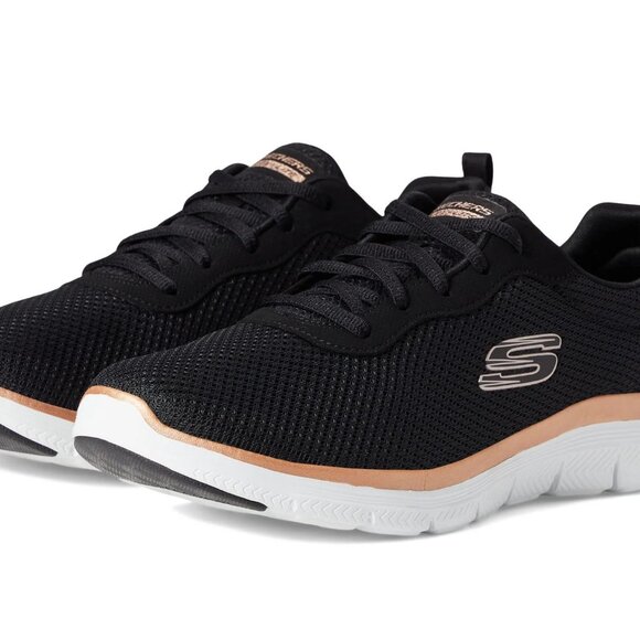 NEW Skechers Flex Appeal 4.0 Sneakers in black For Women 2512 3S3 - Picture 9 of 9